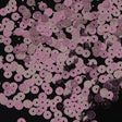 Bag of Pink Color Loose Sequins with Silver Back - 6mm