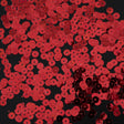 Bag of Red Color Loose Sequins with Silver Back - 6mm