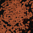Bag of Pumpkin Color Loose Sequins with Silver Back - 6mm