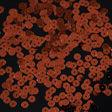 Bag of Rust Color Loose Sequins with Silver Back - 6mm