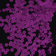 Bag of Fuschia Color Loose Sequins with Silver Back - 6mm