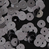 Bag of Silver Color Loose Sequins with Silver Back - 6mm