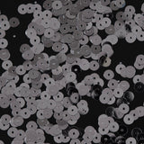 Bag of Silver Color Loose Sequins with Silver Back - 6mm