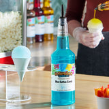 Hawaiian Shaved Ice Blue Cotton Candy Snow Cone Syrup 32 fl. oz. - 12/Case