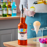 Hawaiian Shaved Ice Peach Snow Cone Syrup 32 fl. oz.