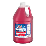 Carnival King Strawberry Snow Cone Syrup 1 Gallon - 4/Case