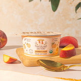 Painterland Sisters Savannah's Peach Organic Skyr Yogurt Cup 5.3 oz. - 8/Pack