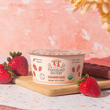 Painterland Sisters Strawberry Fields Organic Skyr Yogurt Cup 5.3 oz. - 8/Pack