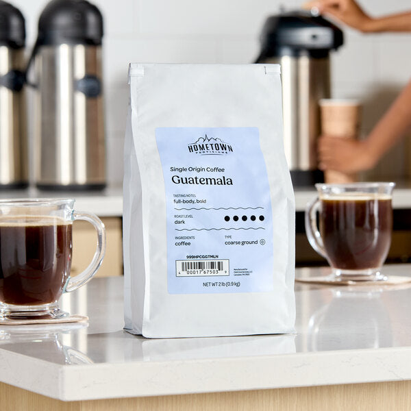 Hometown Provisions Guatemalan Coarse Ground Coffee 2 lb. - 5/Case