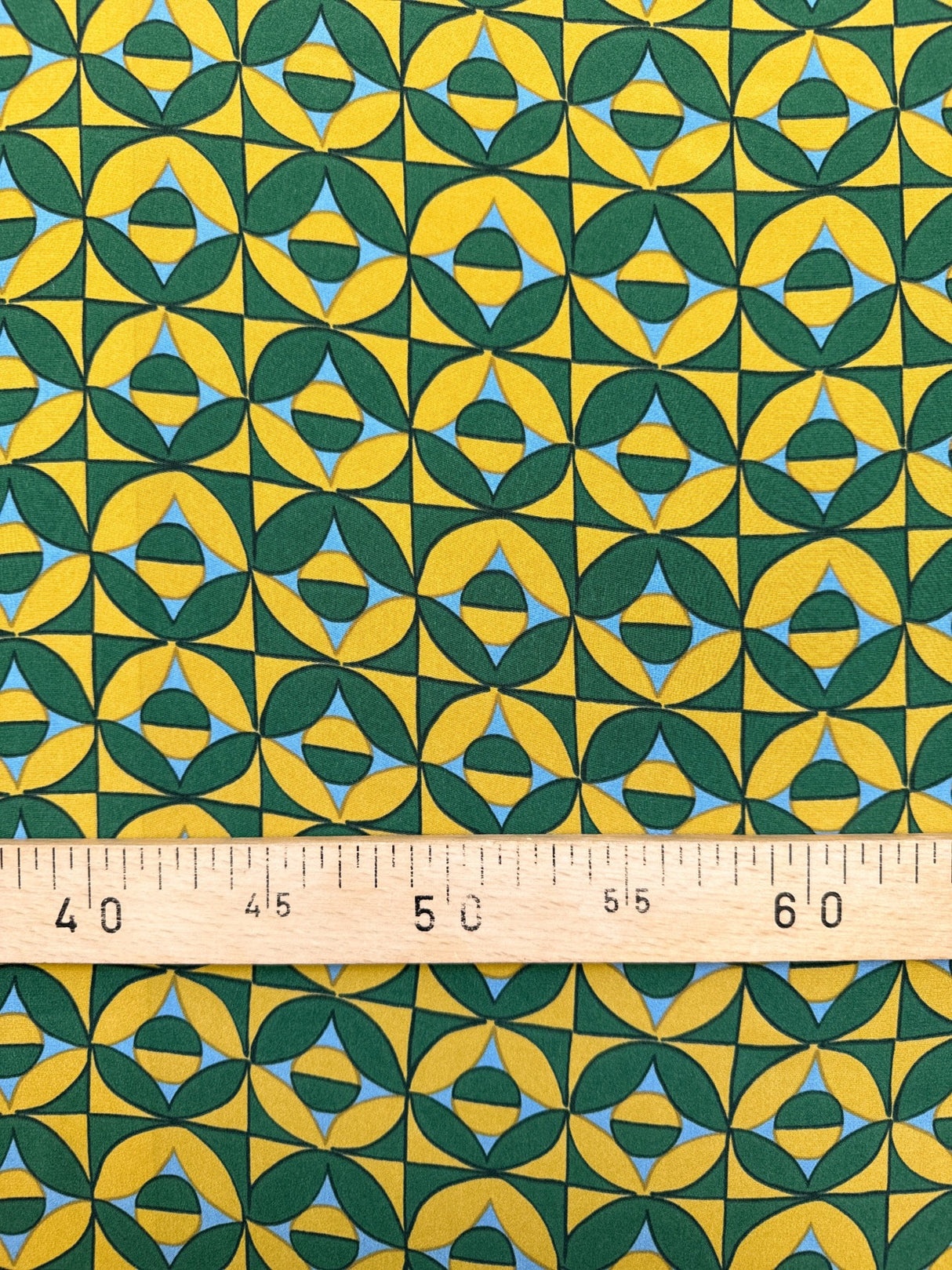 Silk Crepe Multicolour Printed Fabric