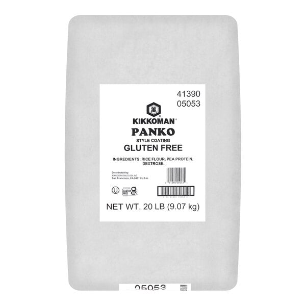 Kikkoman Gluten-Free Panko Japanese Style Bread Crumbs 20 lb.