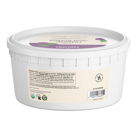 Hometown Provisions Organic Acai Sorbet 1 Gallon