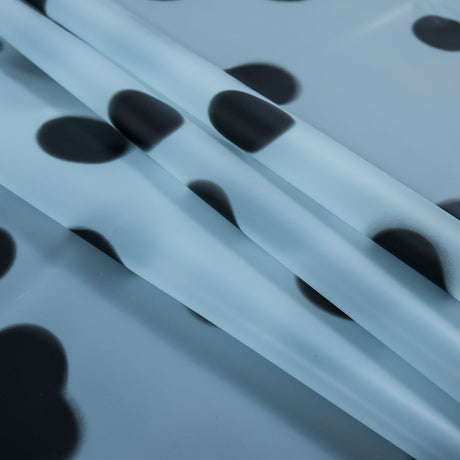 Famous NYC Designer Baby Blue Polka Dot Vinyl