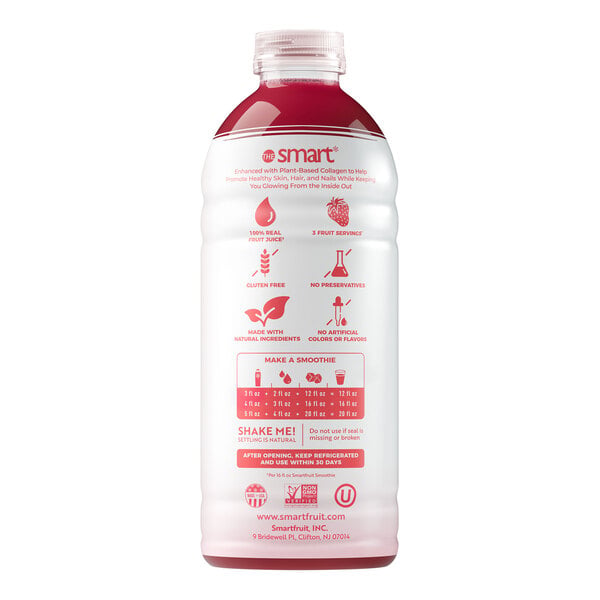 Smartfruit Guava Lychee Breeze 100% Fruit Puree Beverage Mix 48 fl. oz. - 6/Case