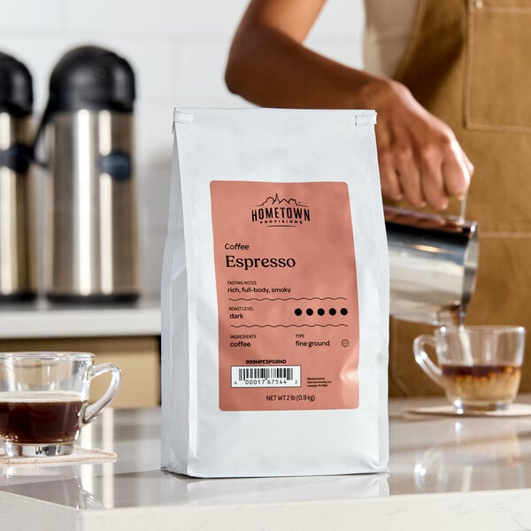 Hometown Provisions Ground Espresso 2 lb. - 5/Case