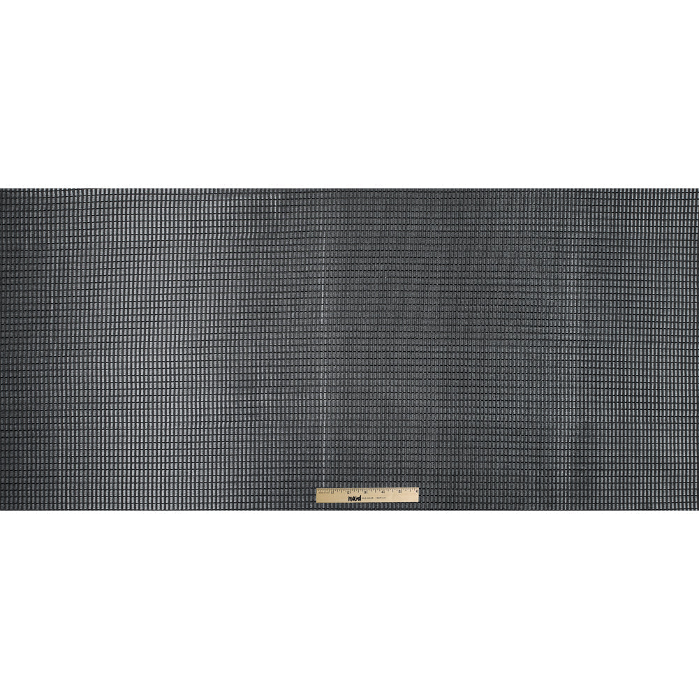 Alexander Wang Silver and Black Ribbed Novelty Double Knit