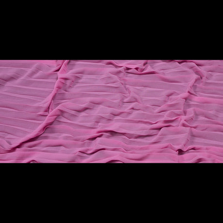 Accordion Pleated Chiffon - Almond Blossom - Etereo Collection