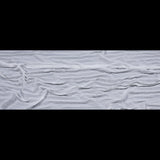 Accordion Pleated Chiffon - White - Etereo Collection