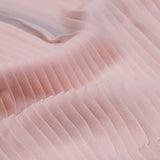 Accordion Pleated Chiffon - Rose Shadow Pink - Etereo Collection