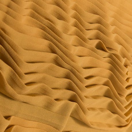 Accordion Pleated Chiffon - Mineral Yellow - Etereo Collection