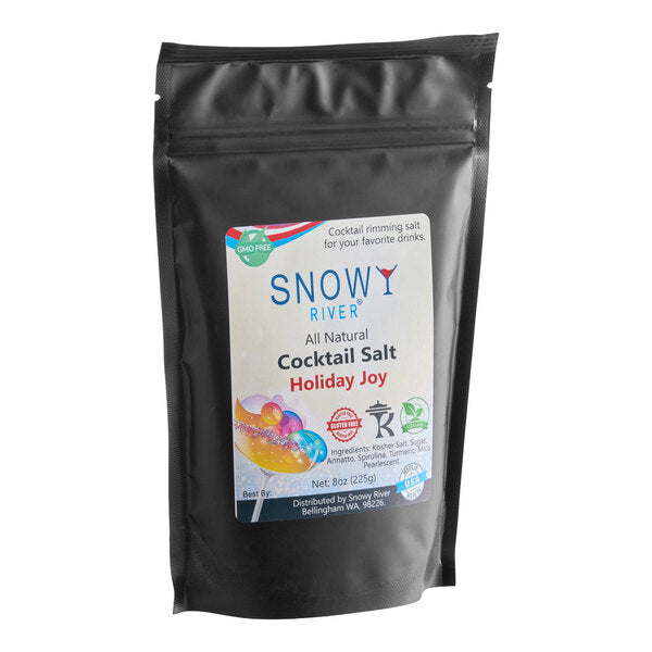 Snowy River Holiday Joy Cocktail Rimming Salt 8 oz.