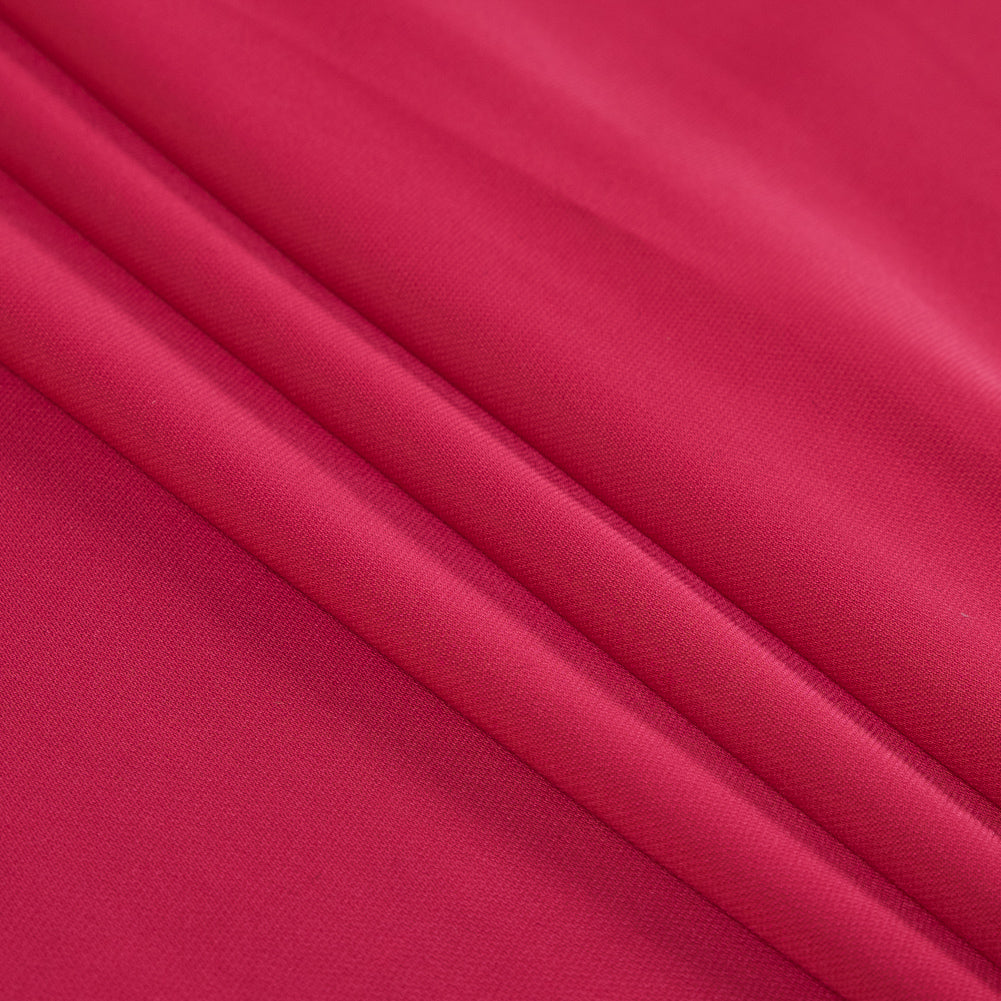 Teaberry Stretch Polyester Woven