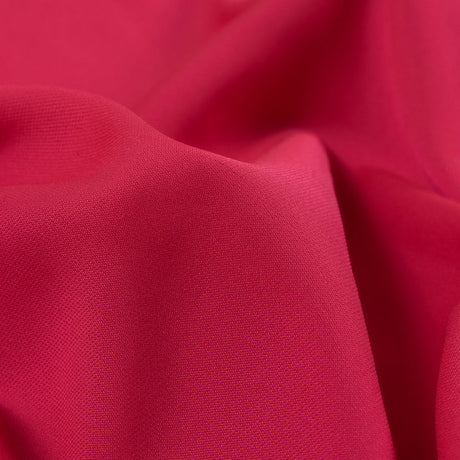 Teaberry Stretch Polyester Woven