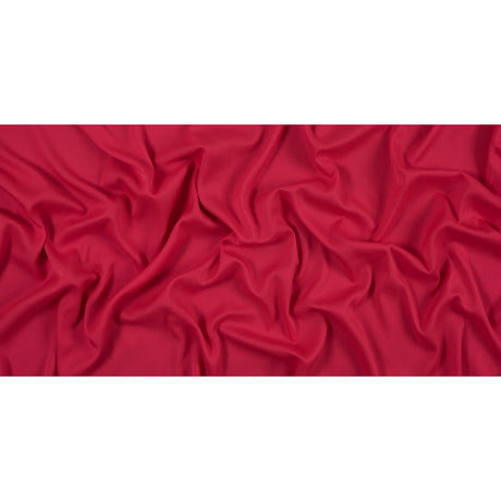 Teaberry Stretch Polyester Woven