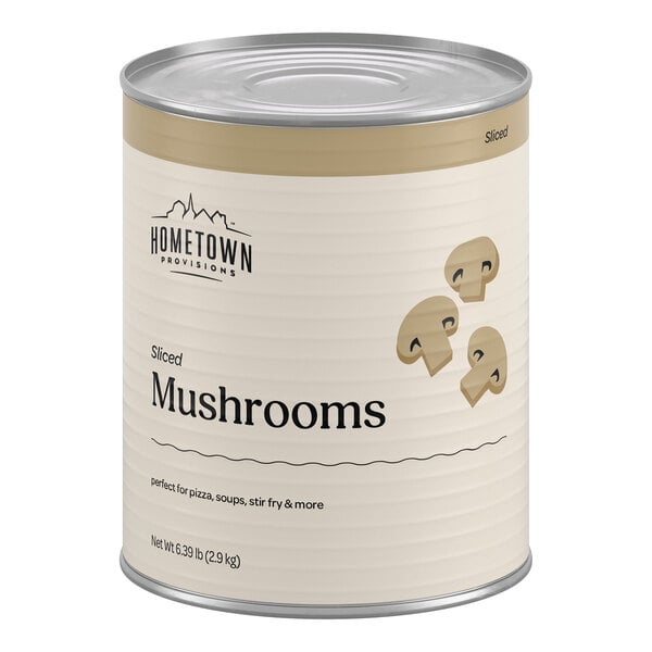 Hometown Provisions #10 Can Sliced Mushrooms - 6/Case