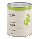 Hometown Provisions #10 Can Diced Pears in Light Syrup - 6/Case
