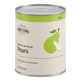 Hometown Provisions #10 Can Sliced Pears in Light Syrup - 6/Case