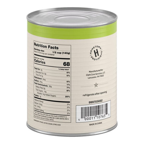 Hometown Provisions #10 Can Sliced Pears in Light Syrup - 6/Case