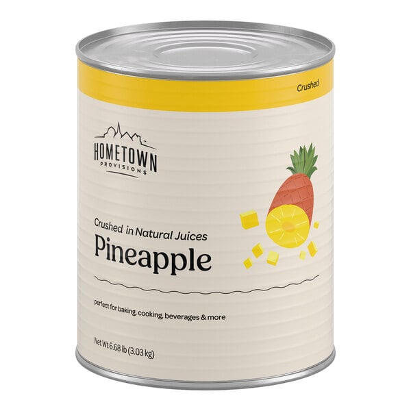 Hometown Provisions #10 Can Crushed Pineapple - 6/Case