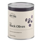 Hometown Provisions Sliced Black Olives 6 lb. 10 oz. (3 lb. 7 oz. Dr. Wt.) #10 Can - 6/Case
