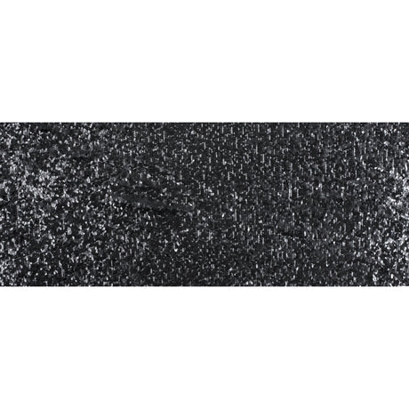 Netting with All Over Oval Paillette Sequins - Black