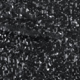 Netting with All Over Oval Paillette Sequins - Black
