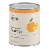 Hometown Provisions #10 Can Sliced Peaches in Light Syrup - 6/Case