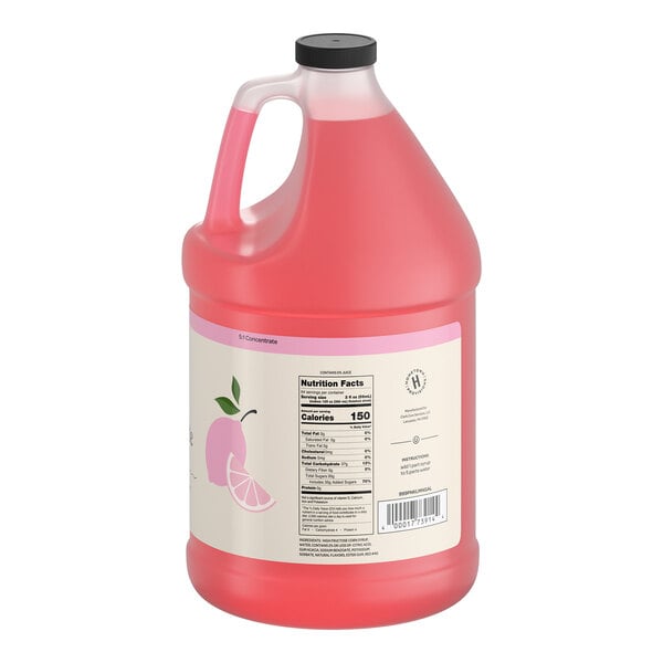 Hometown Provisions Pink Lemonade Beverage 5:1 Concentrate 1 Gallon - 4/Case