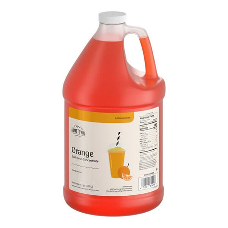 Hometown Provisions Orange Slushy 5:1 Concentrate 1 Gallon - 4/Case