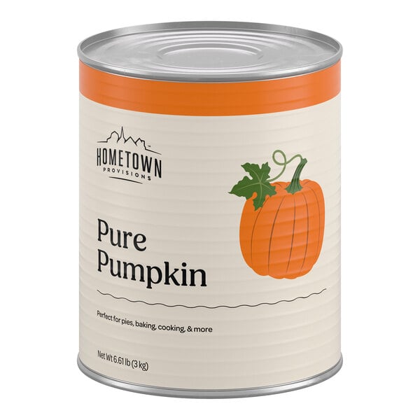 Hometown Provisions #10 Can 100% Pure Canned Pumpkin - 6/Case