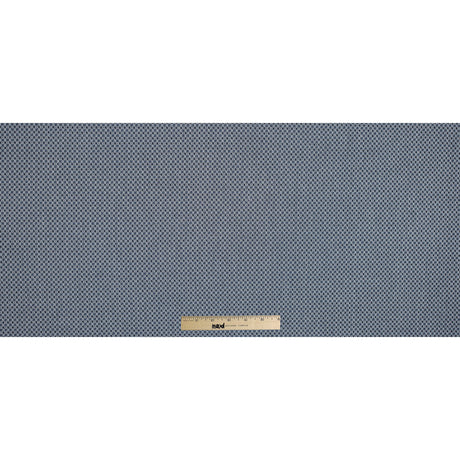 Paloma Geometric Stretch Cotton Woven with True Blue Accents