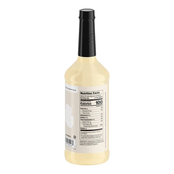 Hometown Provisions Cane Sugar Simple Syrup 1 Liter - 6/Case