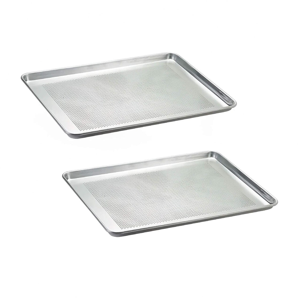 26" x 18" x 1" Full Size Perforated Bun Pan 18 Gauge Aluminum Wire Reinforced