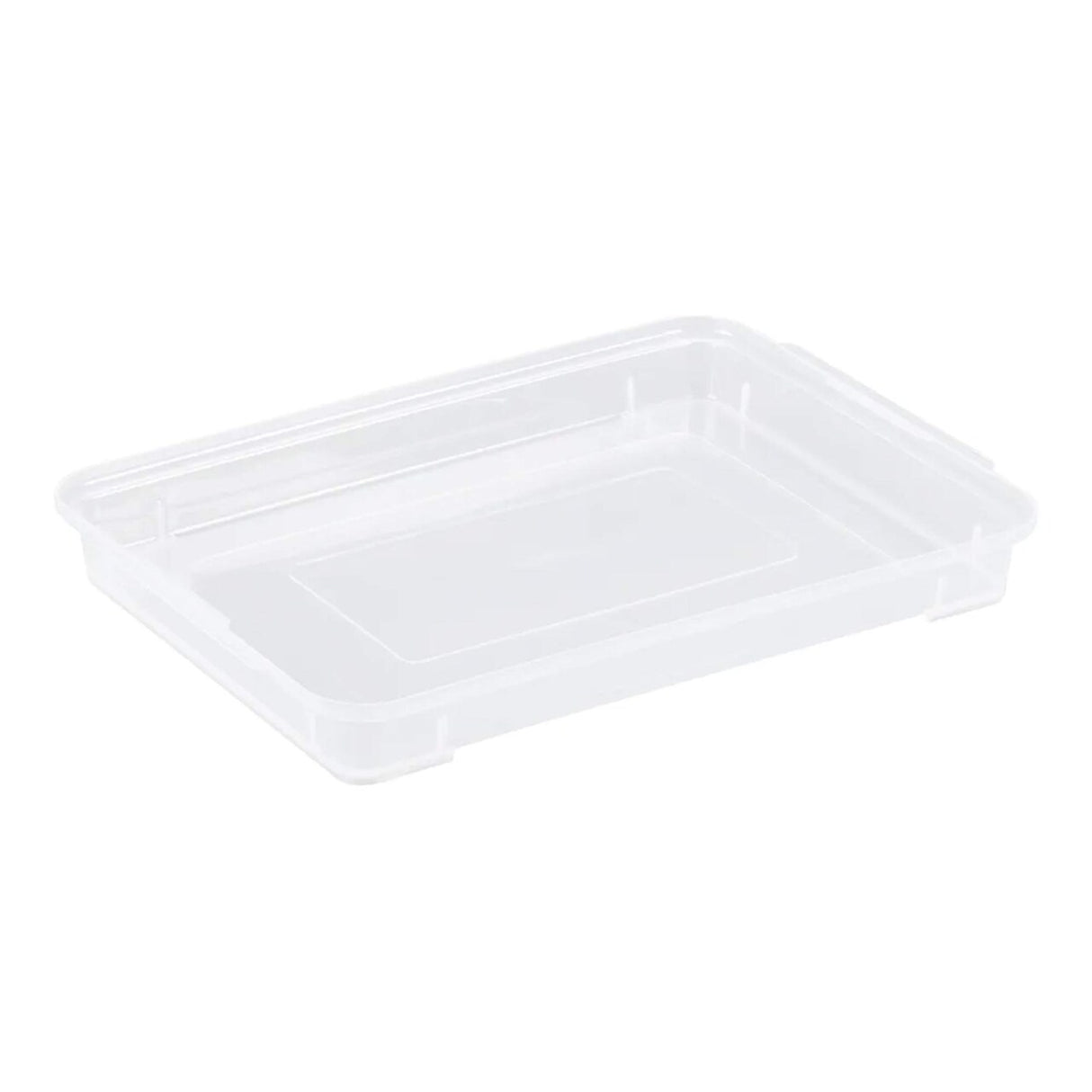 Quarter-Size Sheet Pan Cover 13¾" x 9¾" x 1" Clear Polypropylene Snap On Fit