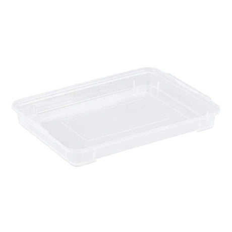 Quarter-Size Sheet Pan Cover 13¾" x 9¾" x 1" Clear Polypropylene Snap On Fit