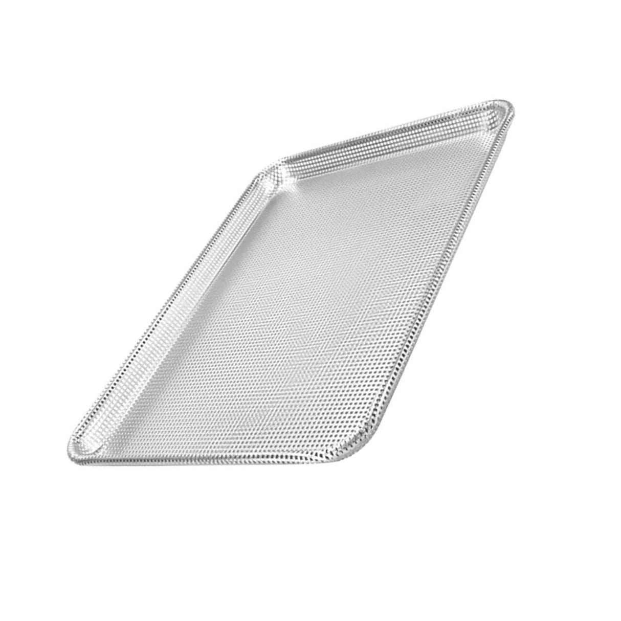 13" x 18" Half Size Perforated Sheet Pan 16 Gauge Aluminum Glazed Surface