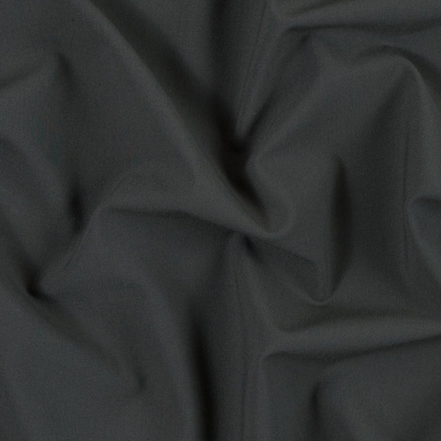 Dusty Olive Stretch Cotton and Polyester Woven