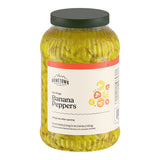 Hometown Provisions Hot Banana Pepper Rings 1 Gallon - 4/Case