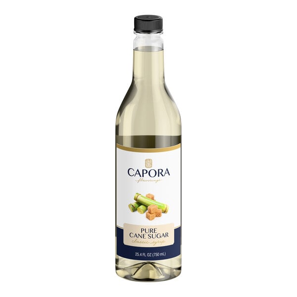 Capora Cane Sugar Sweetener Syrup 750 mL - 6/Case