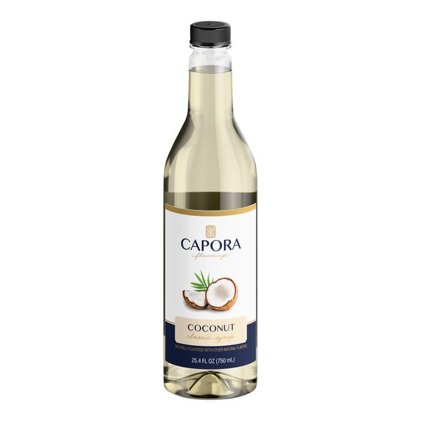 Capora Coconut Flavoring Syrup 750 mL - 6/Case